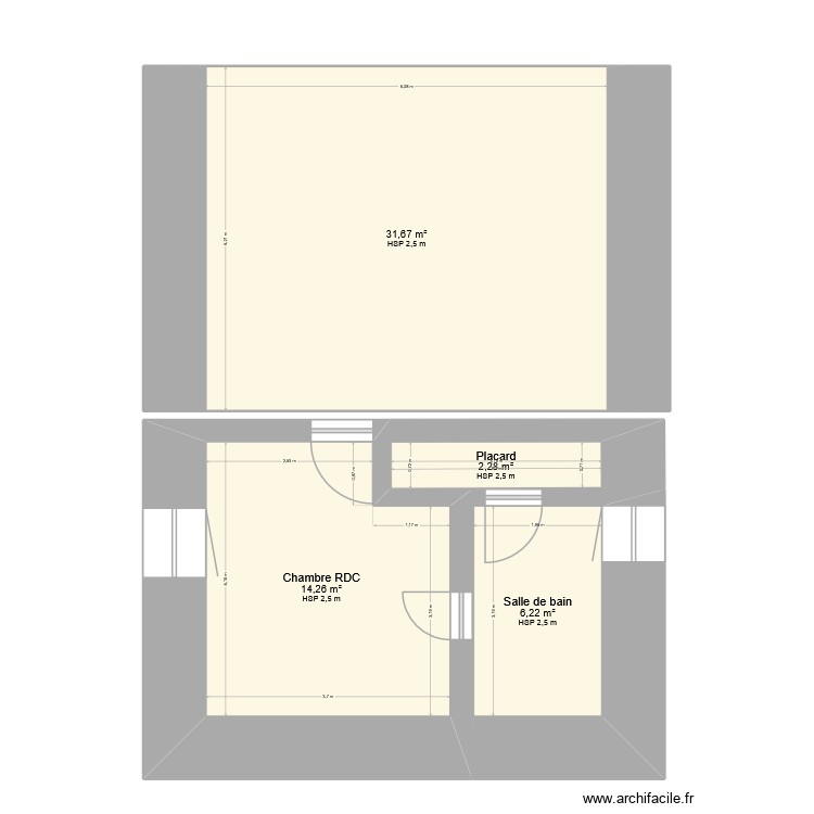 Maison La Croix Hell&eacute;an 3. Plan de 0 pièce et 0 m2