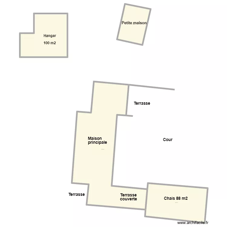 plan de masse Tomas Bouil. Plan de plan de masse Tomas Bouil. Plan de