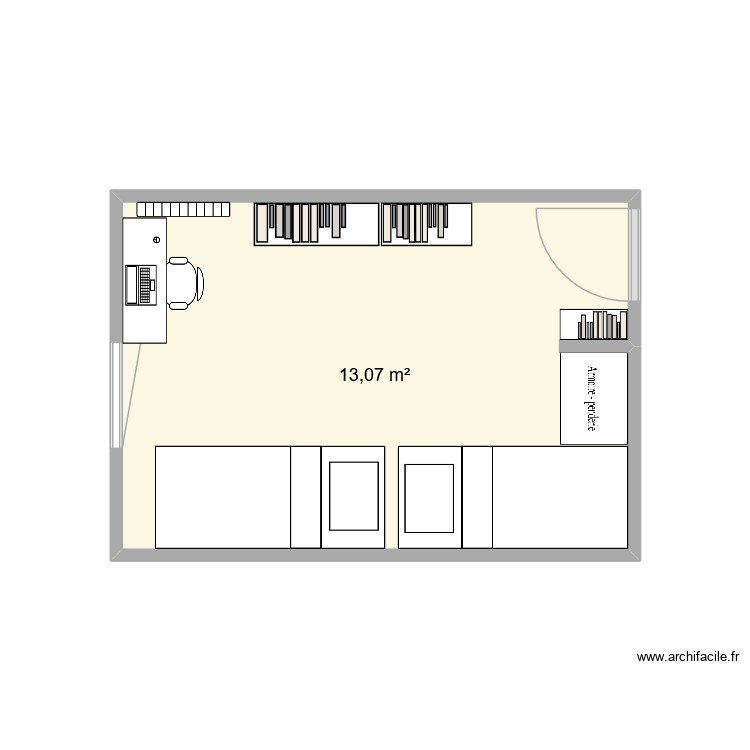 Chambre enfants 2. Plan de 0 pièce et 0 m2