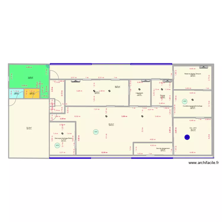 Dock BENEYTOU_PACIFIC FLAVOUR_V03. Plan de 14  et 247 m²