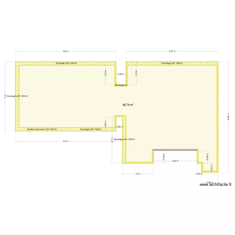 Delphine Germain 2. Plan de 1  et 49 m²