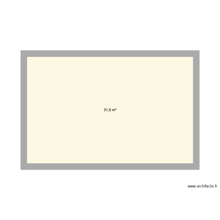 Salle Guy Liger Belair. Plan de 1 pièce et 32 m2