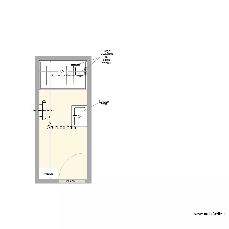 CAUJOLLE Adaptation. Plan de 