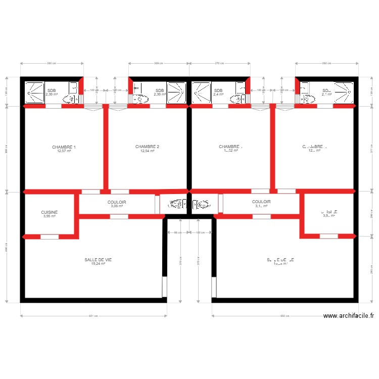 immeuble senegal1. Plan de 0 pièce et 0 m2