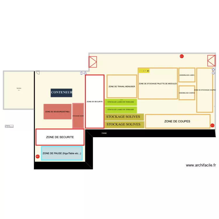 PIC NIDDUHERON3. Plan de 13  et 1697 m²