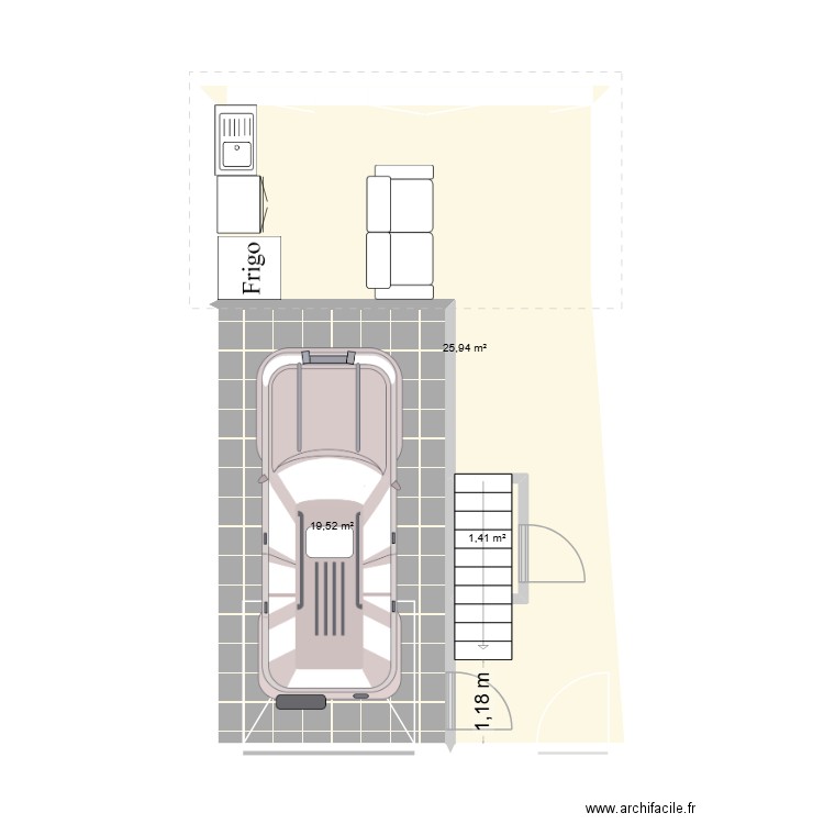 Le meux 3 R. rep 3.1. Plan de 7 pièces et 79 m2