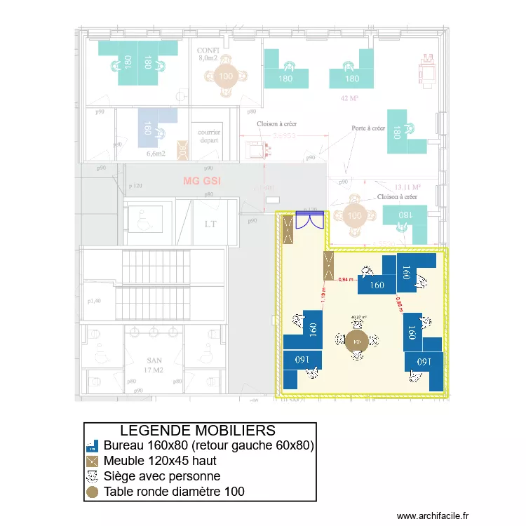 ESPACE MG - LIR LIEUSAINT RDC. Plan de 