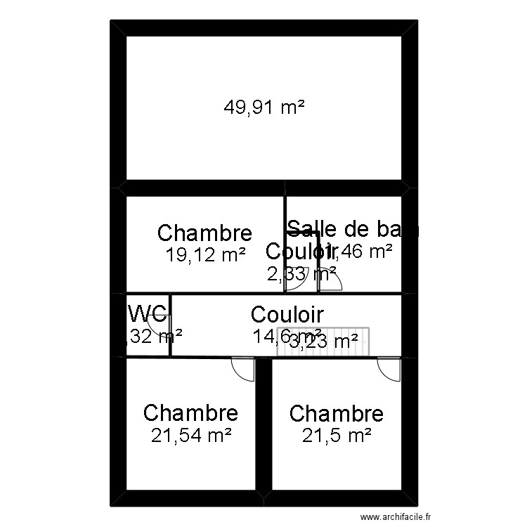Baillon. Plan de 18 pièces et 299 m2