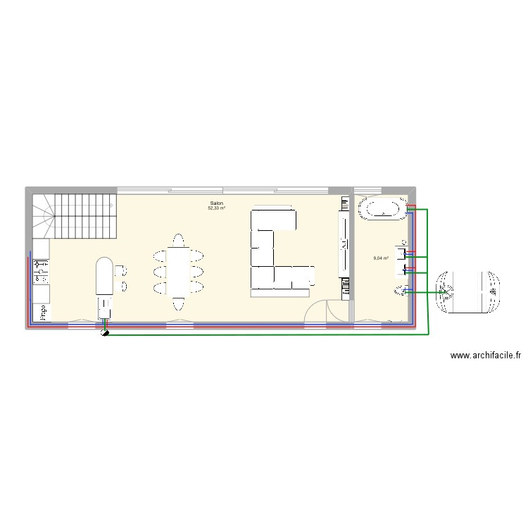 maison 77 etape 1 . Plan de 0 pièce et 0 m2