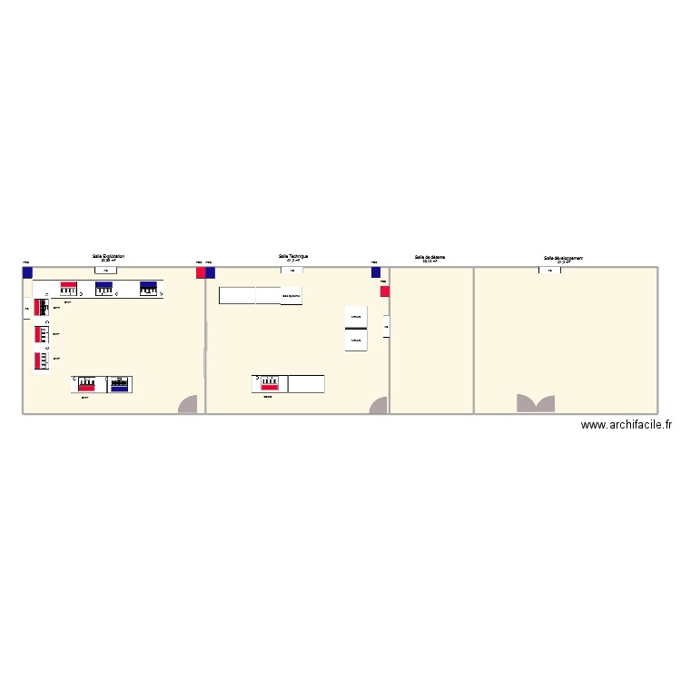 PLAN2. Plan de 4 pièces et 177 m2