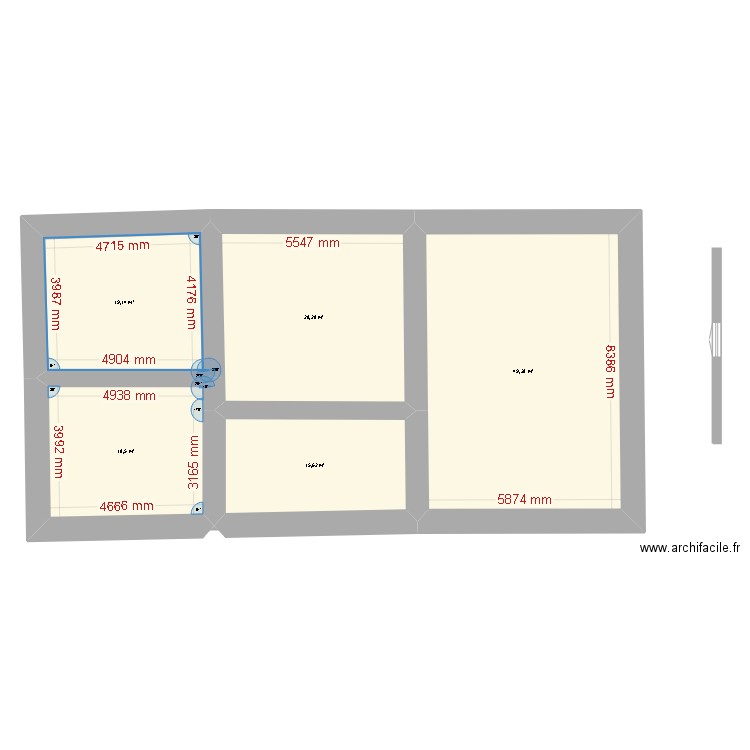 MAISON_jev. Plan de 5 pièces et 131 m2