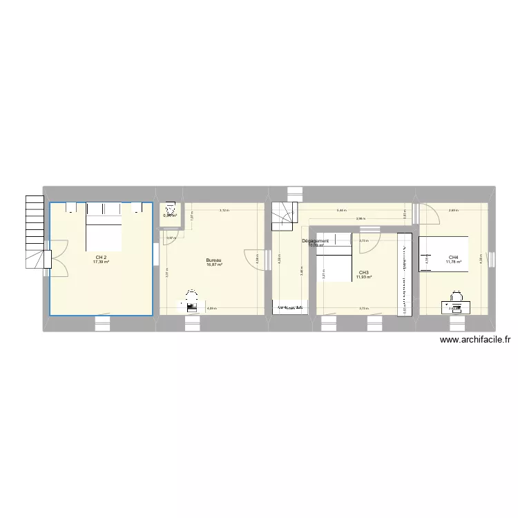 Val de la Haye &Eacute;tage . Plan de 