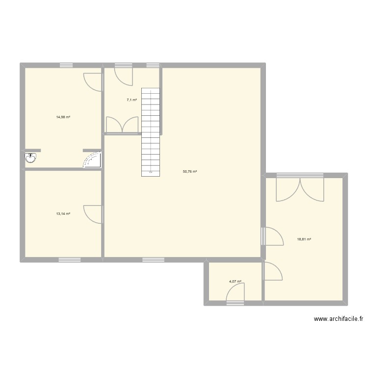 eclerage domotique. Plan de 6 pièces et 109 m2
