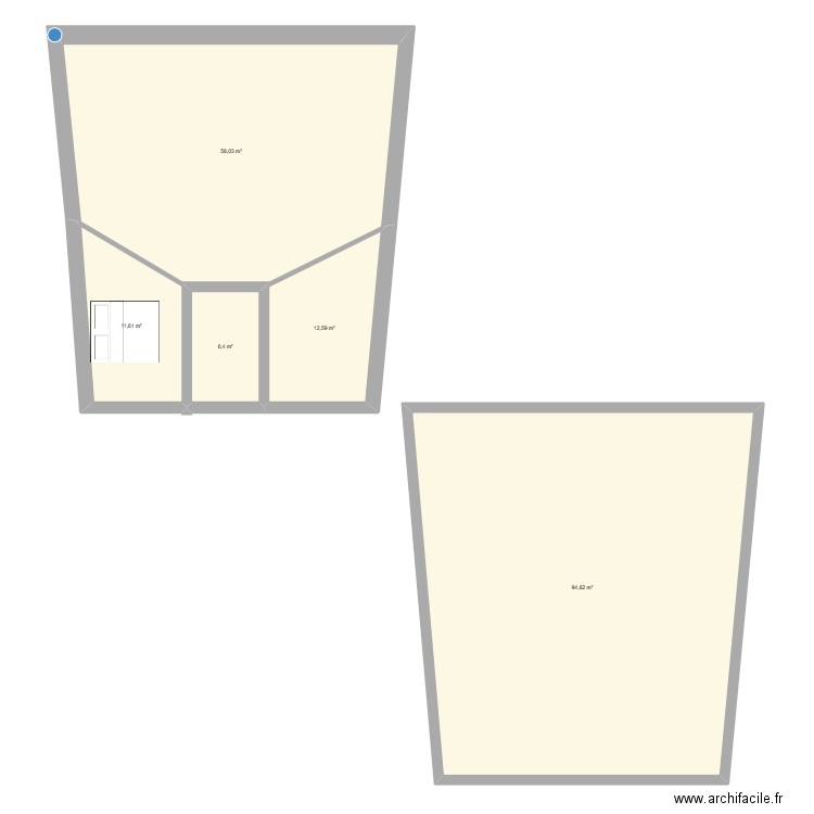apparte. Plan de 5 pièces et 183 m2