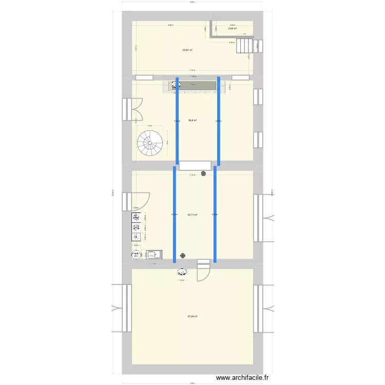Projet antoine. Plan de 5 et 157 m² Projet antoine. Plan de 5 et 157 m²