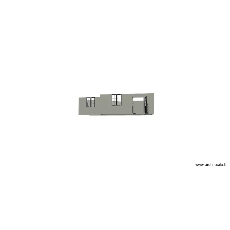 garage. Plan de 4 Pièces et 72 m²