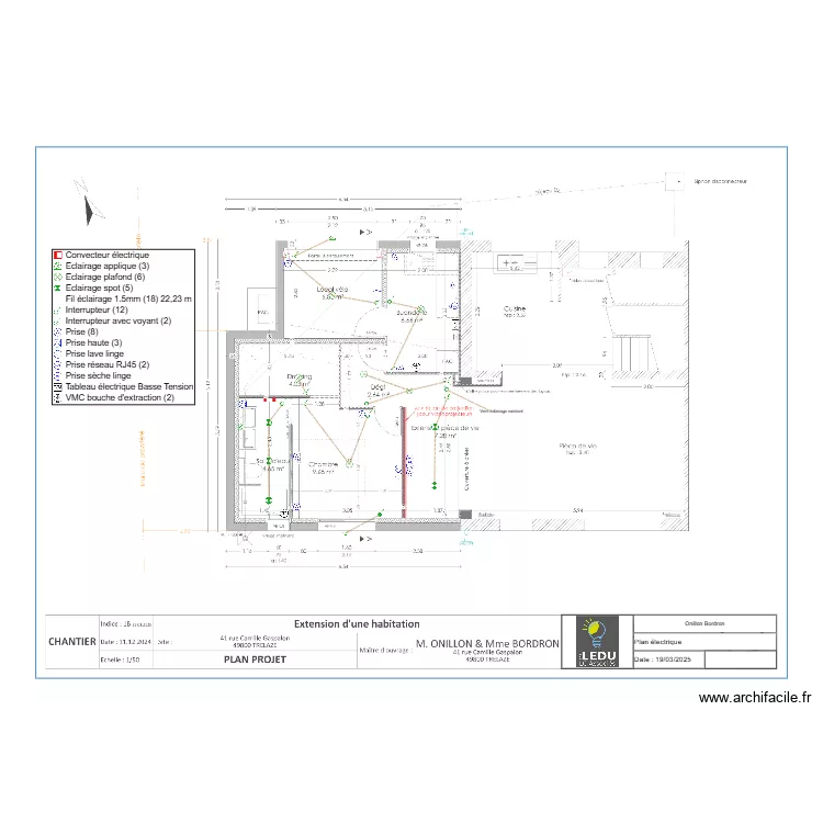 Onillon Bordron. Plan de Onillon Bordron. Plan de