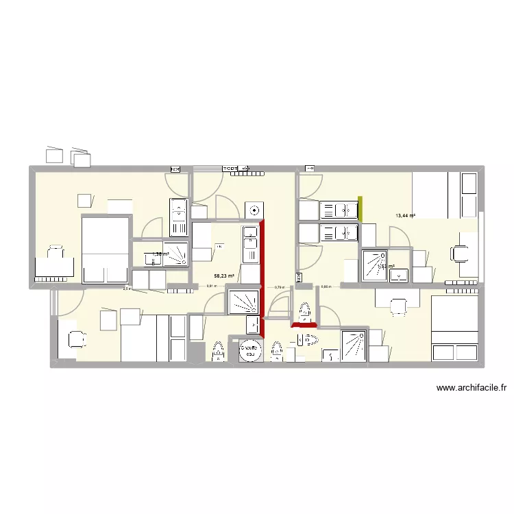 ST HERBLAIN MAYENNE VF2-5. Plan de 