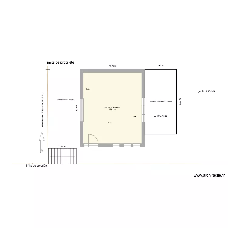 rez. Plan de 1  et 29 m²