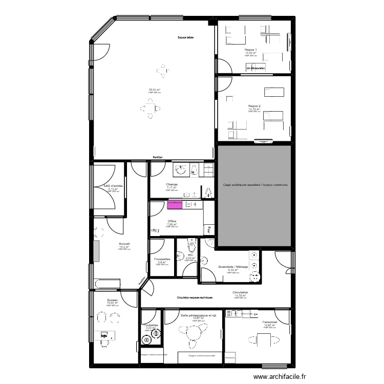 Les Ulis - Atlantique PMI 5. Plan de 