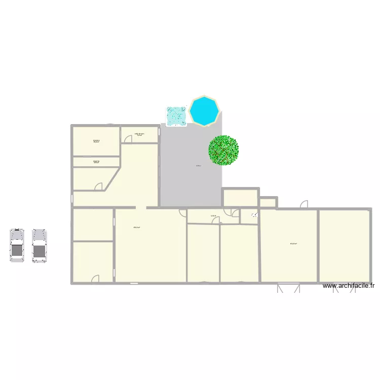 maison. Plan de 6 et 340 m² maison. Plan de 6 et 340 m²