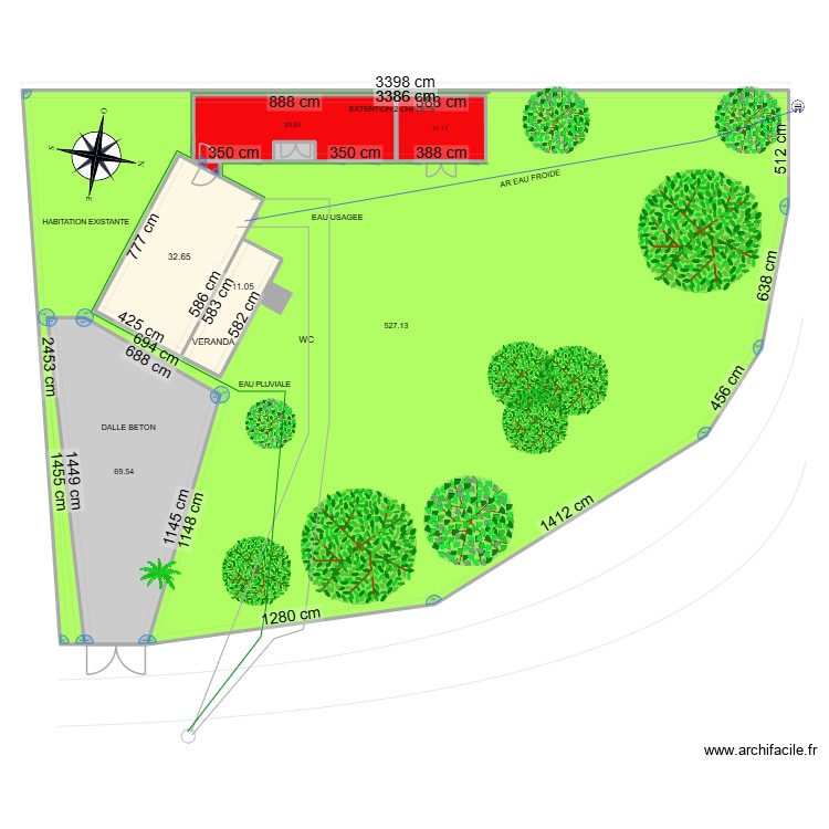 BAZOCHES 410 DP2 MASSE. Plan de 0 pièce et 0 m2