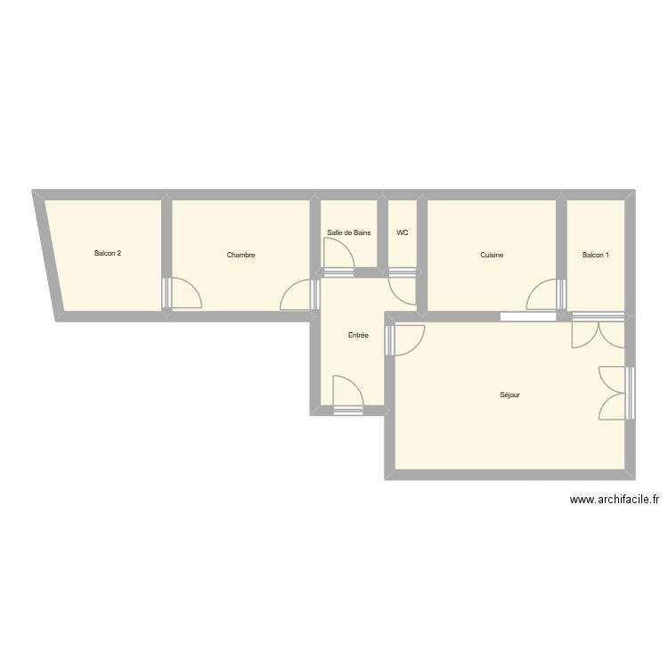 251215ag--AG-ABBAL. Plan de 8 pièces et 69 m2