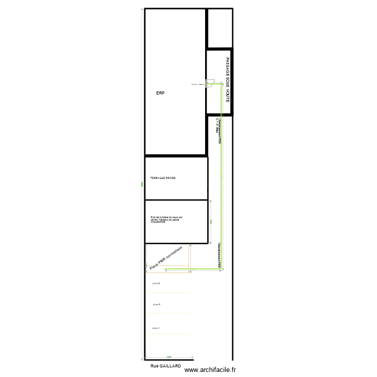 MILEMIL PLAN PARKING. Plan de 