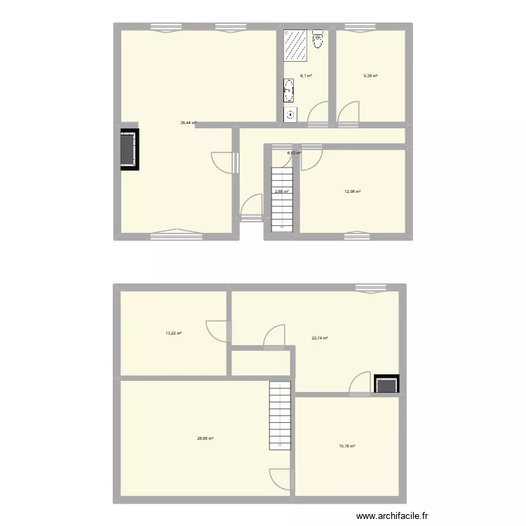 Tr&eacute;molat. Plan de 10 pièces et 156 m²