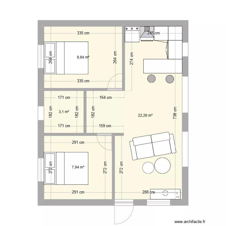 kaz. Plan de 