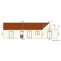 Plan façade SUD OUEST