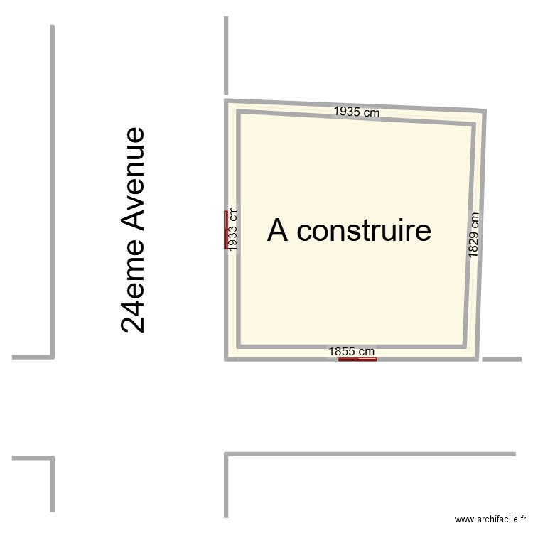 Yannick buyenzi a construire. Plan de 2 pièces et 751 m2