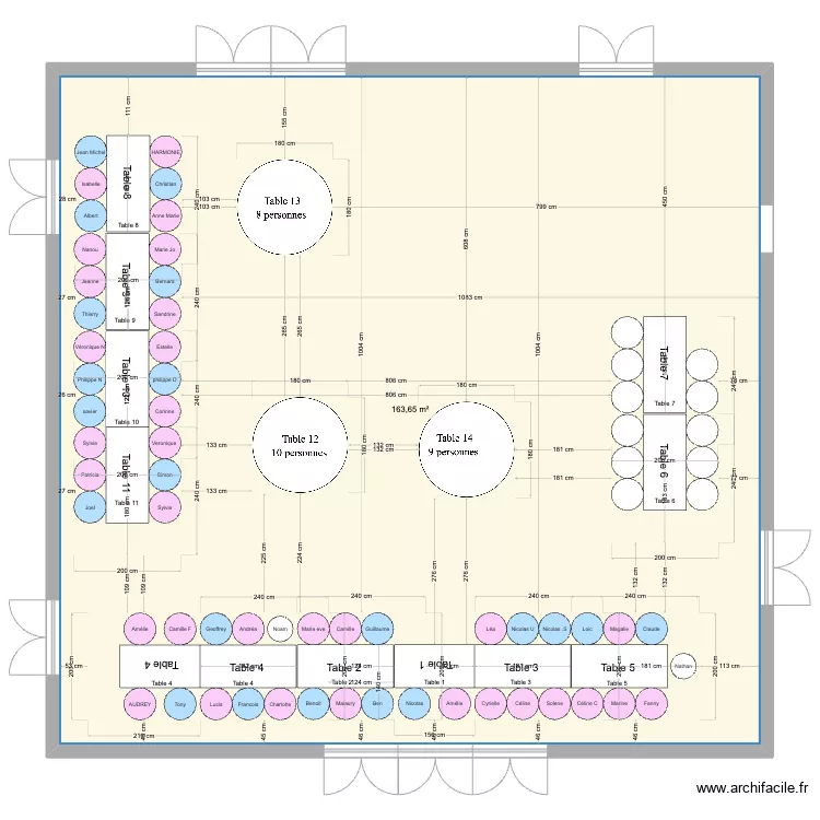 PLAN TABLE MARIAGE . Plan de PLAN TABLE MARIAGE . Plan de