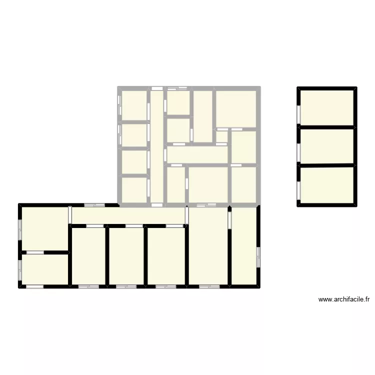 LABO. Plan de 26  et 91 m²