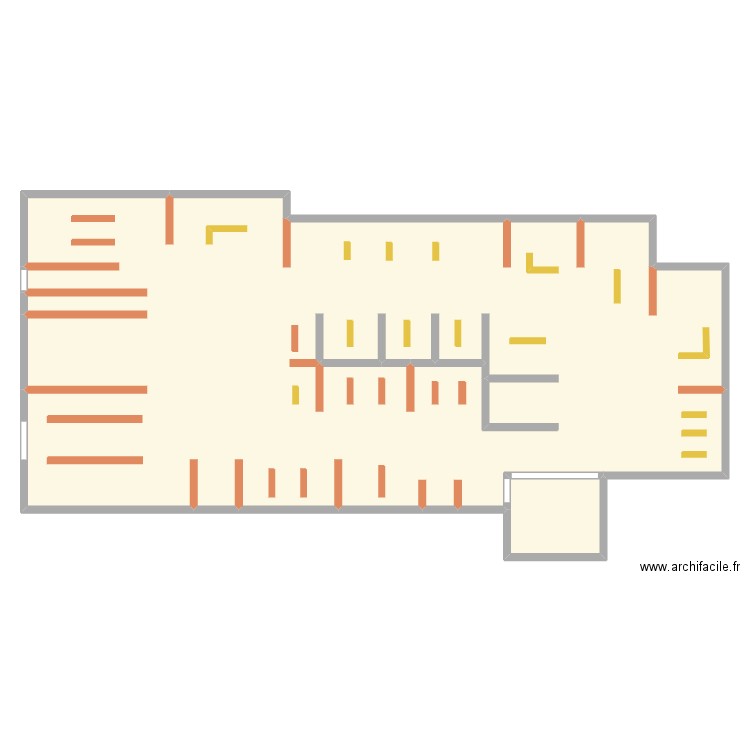 Cultura. Plan de 2 pièces et 332 m2