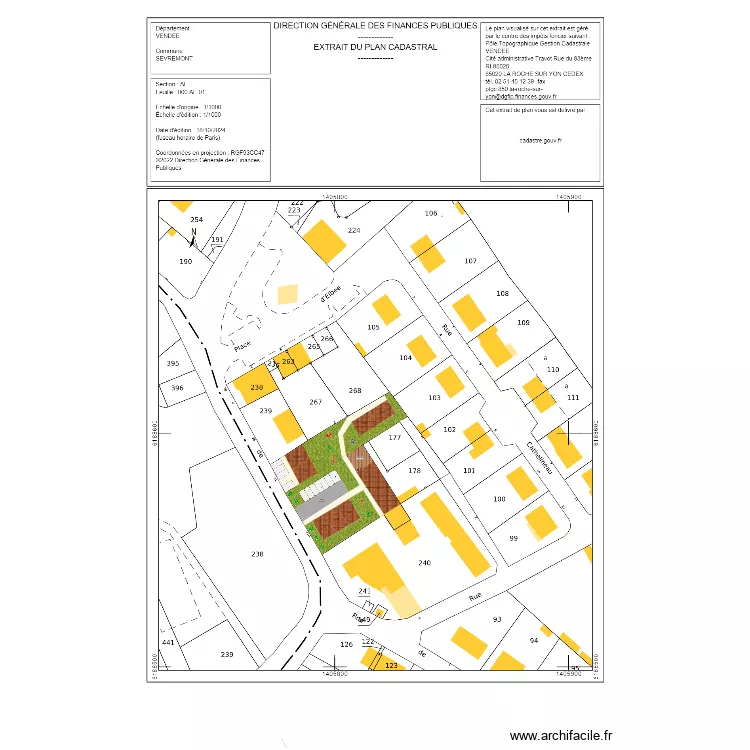 Sèvremont - le chatelet. Plan de Sèvremont - le chatelet. Plan de
