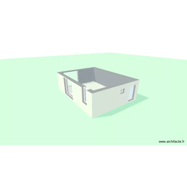 Pascal. Plan de 1  et 50 m²