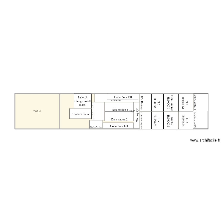 Plan chargement 2nd floor T1 Imola 2023. Plan de 2 pièces et 31 m2