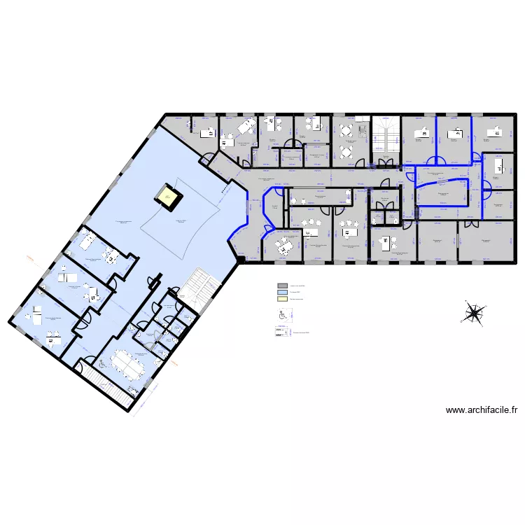 THIERS- Plan EDL au 26/01/26. Plan de 86  et 1735 m²
