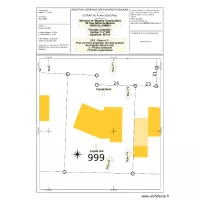 DP3 - Pi&egrave;ce n&deg;1 - Plan insertion graphique de l'&eacute;tat existant des fa&ccedil;ades Nord et Sud