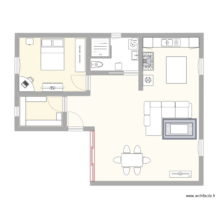 Projet Habitation finalisé. Plan de 0 pièce et 0 m2