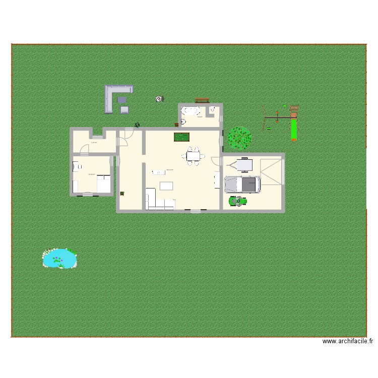 gilles. Plan de 5 pièces et 125 m2