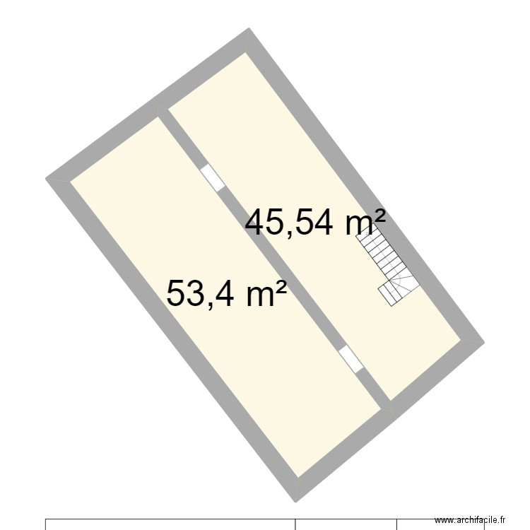 immeuble boulange1. Plan de 4 pièces et 198 m2