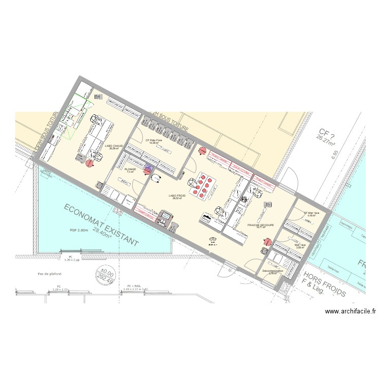 LA RAVOIRE V3. Plan de 8 pièces et 104 m2