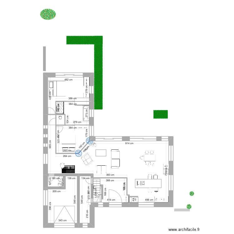 GRUSON V1 25 nov. Plan de 16 pièces et 172 m2