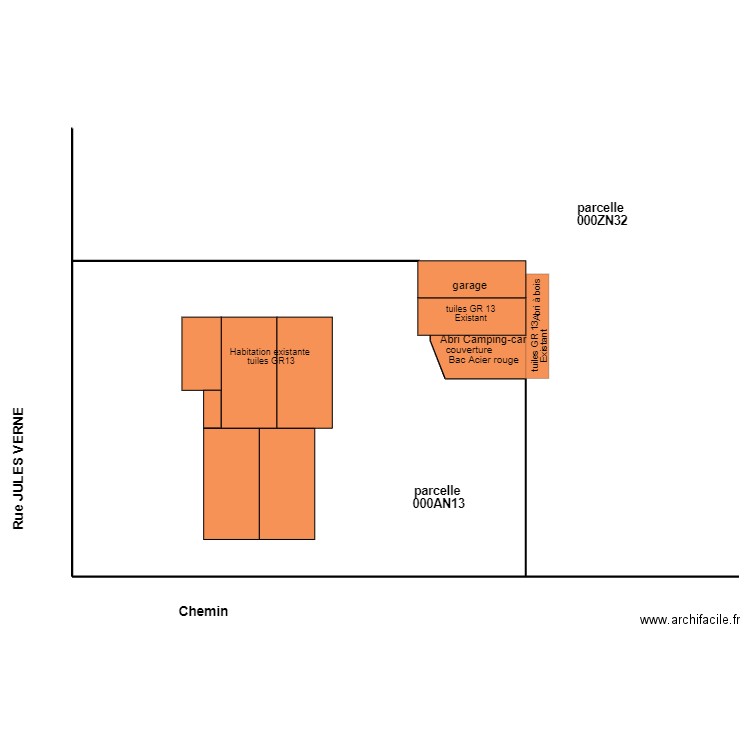 abri cc toiture. Plan de 0 pièce et 0 m2