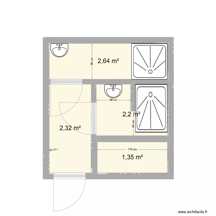 SDB ARIA GAUCHE 1. Plan de SDB ARIA GAUCHE 1. Plan de