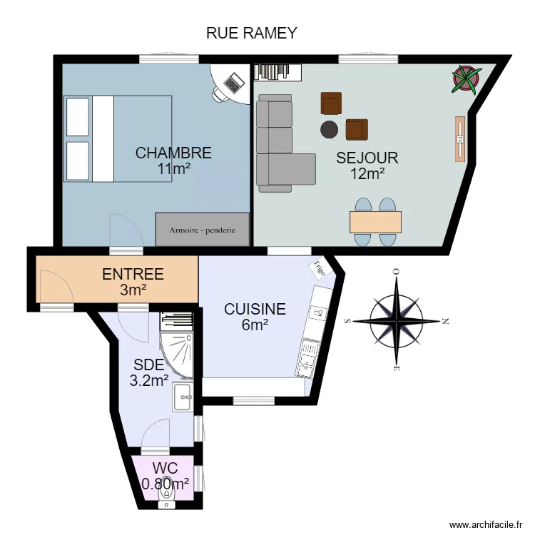 PLAN 38 RAMEY. Plan de 