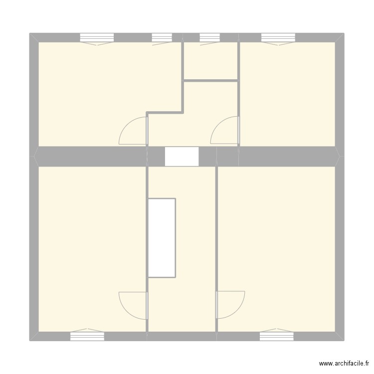 boissezon H. Plan de 8 pièces et 68 m2
