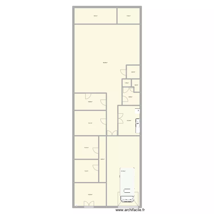 cuisine traiteur v4. Plan de 